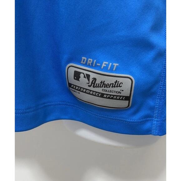 Nike Pro Combat Men’s M Blue Vented Authentic Collection Baseball Top Active - Picture 3 of 8